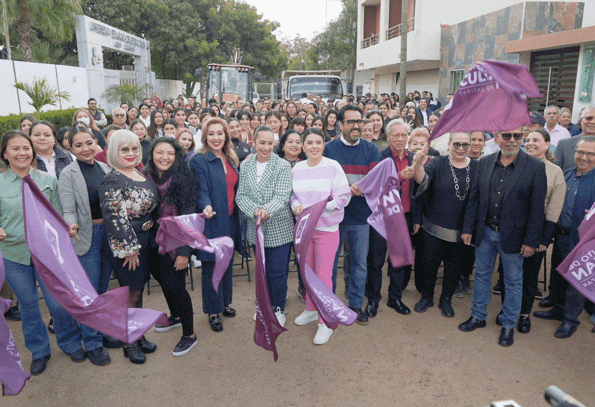 INICIA LA PAVIMENTACIÓN DE UN ACCESO A LAS INSTALACIONES DE LA UPES